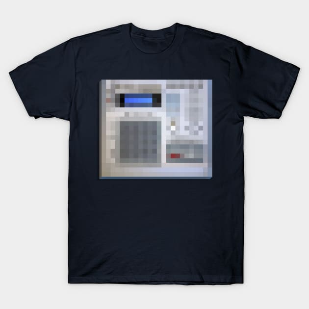 Pixelated MPC 3000 Beat-Maker Tribute Design T-Shirt by DankFutura